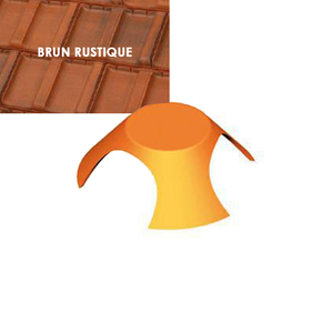 PORTE POINCON 3 BRANCHES BRUN RUSTIQUE RESIDENCE 487XT